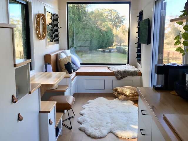 Erika’s home may be tiny—this is most of it—but why put more house between you and the Southern Highlands?