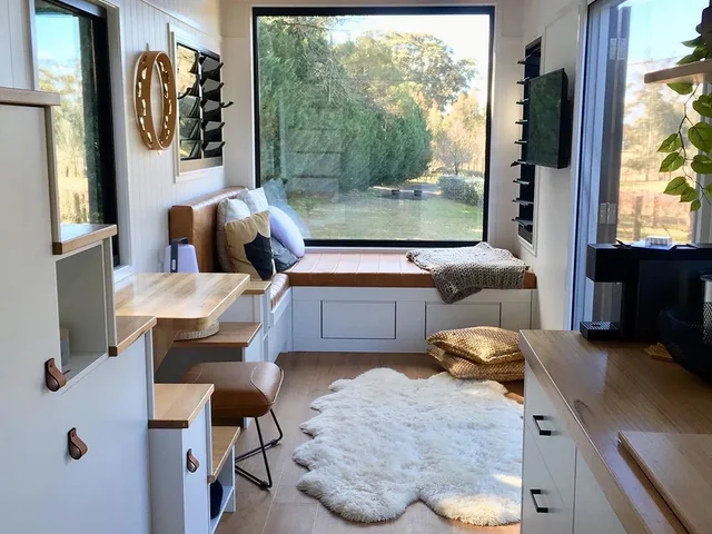 Erika’s home may be tiny—this is most of it—but why put more house between you and the Southern Highlands?