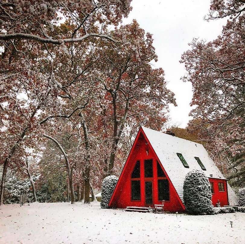 This A-frame an hour from Chicago feels a world away from the city
