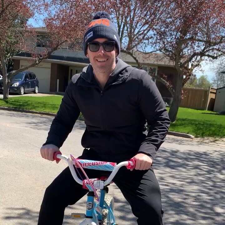 Collins and I attempting a TikTok