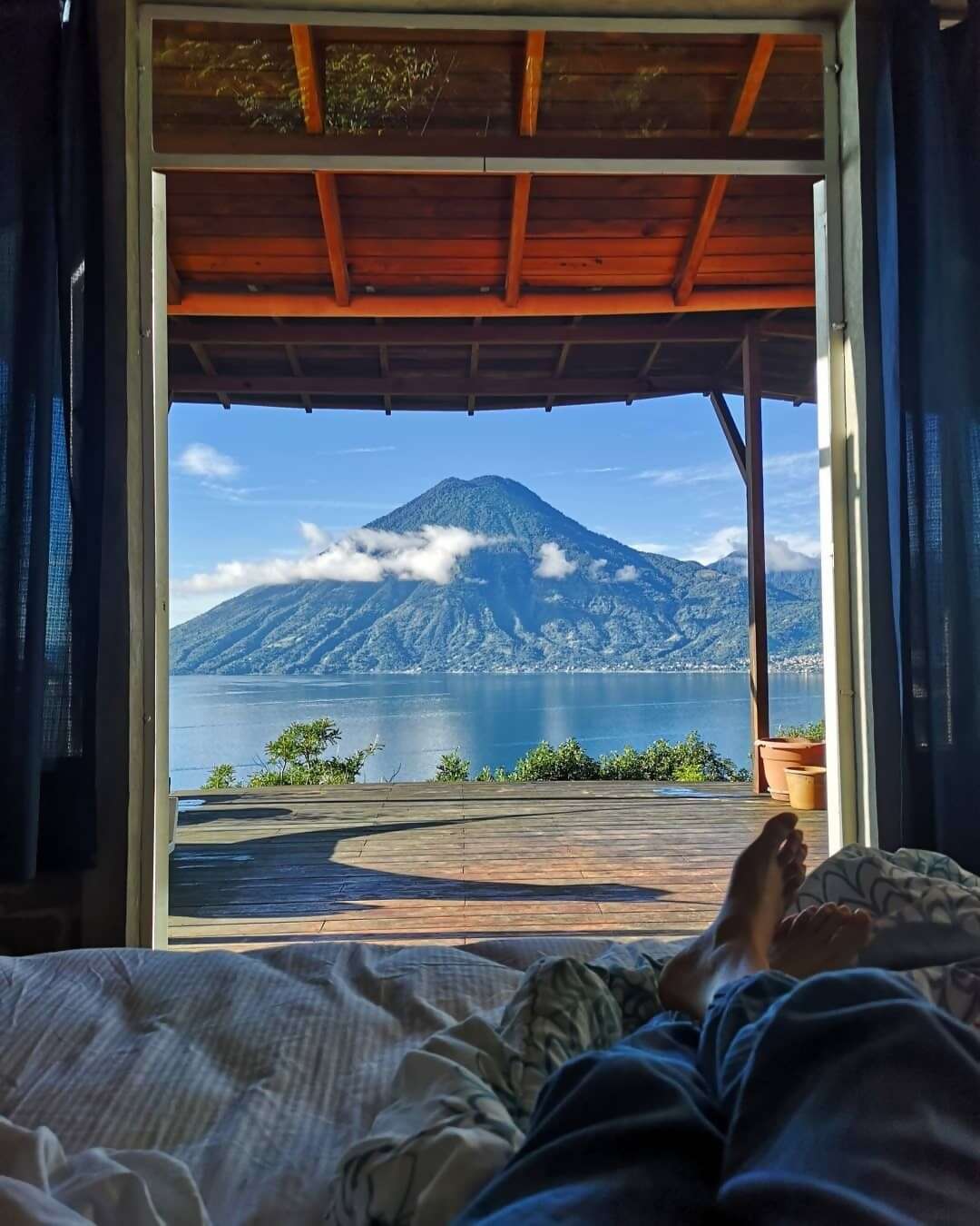 If you don’t associate volcanoes with tranquility, you probably haven’t stayed here