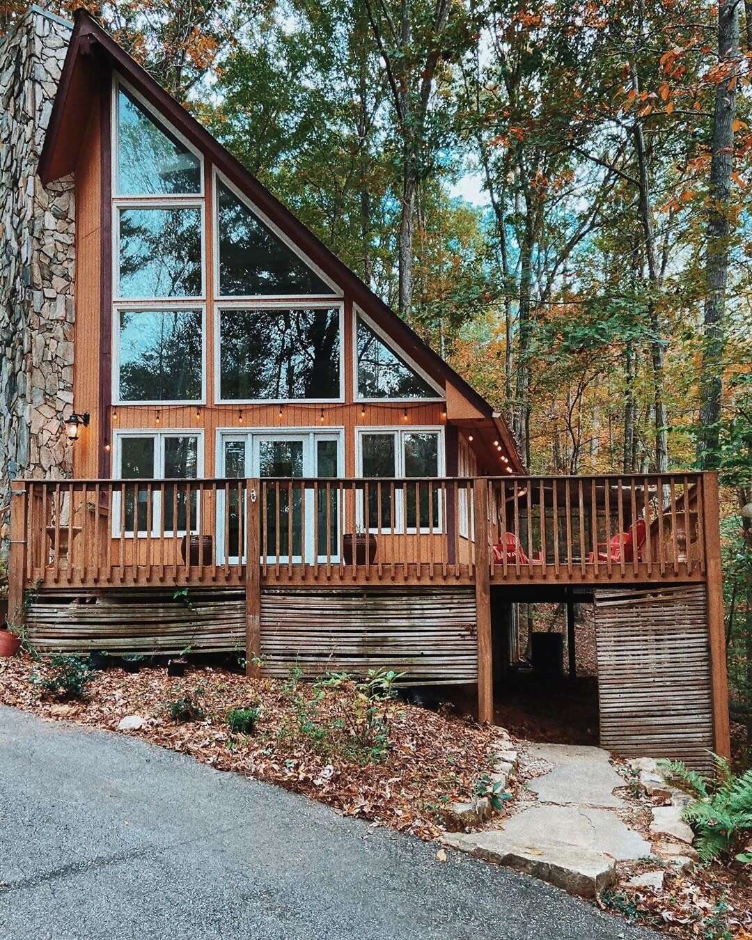 The A in this A-frame is for Anabela, a Superhost who loves giving guests a taste of country living only 12 miles from Durham