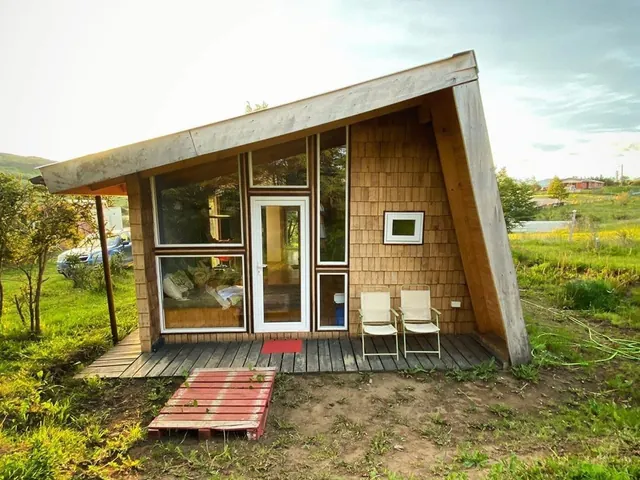 Superhost Gonzalo put his own slant on the tiny home by building this unique little refuge