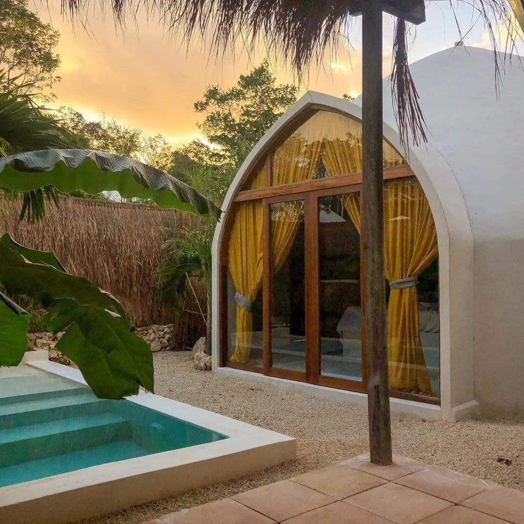 Don’t let your private pool keep you from taking a deeper dip in local cenotes, two of which are just a five-minute jungle walk a