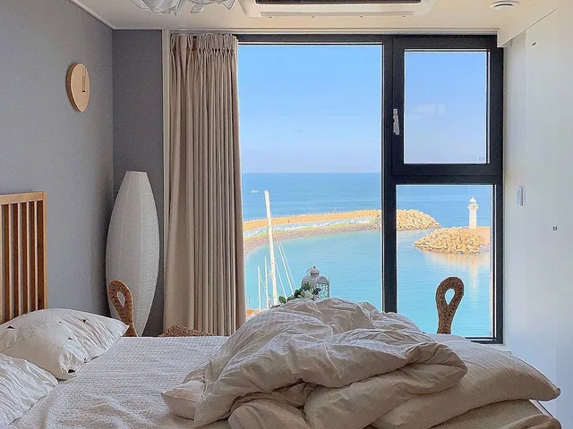 Superhost Joy’s breezy apartment is the perfect place to rest up for adventures in Hallasan National Park—or for an exhaustive st