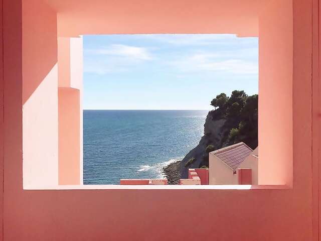 Luz’s apartment in La Muralla Roja, a 1968 classic of modern architecture, can make you feel like you’re living inside an art fil