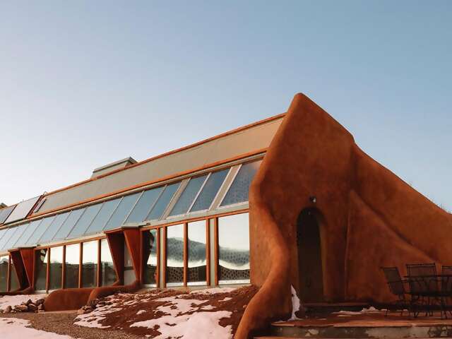 While Superhost Michael’s desert home might seem like it came from outer space, it’s actually an Earthship helping to reduce our