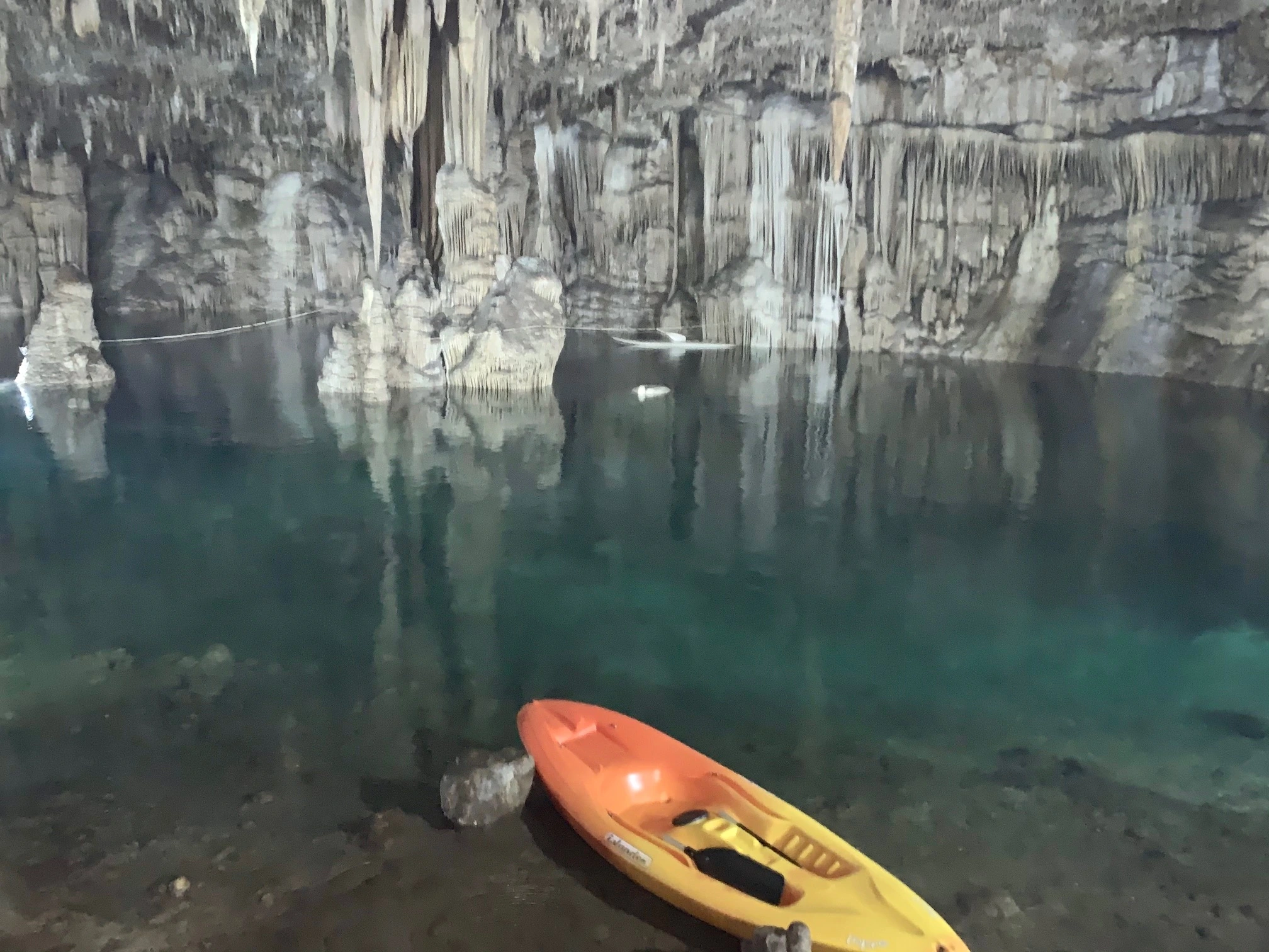 Cenote Choj-Ha, the cathedral of wonders. Chemax, Yucatan