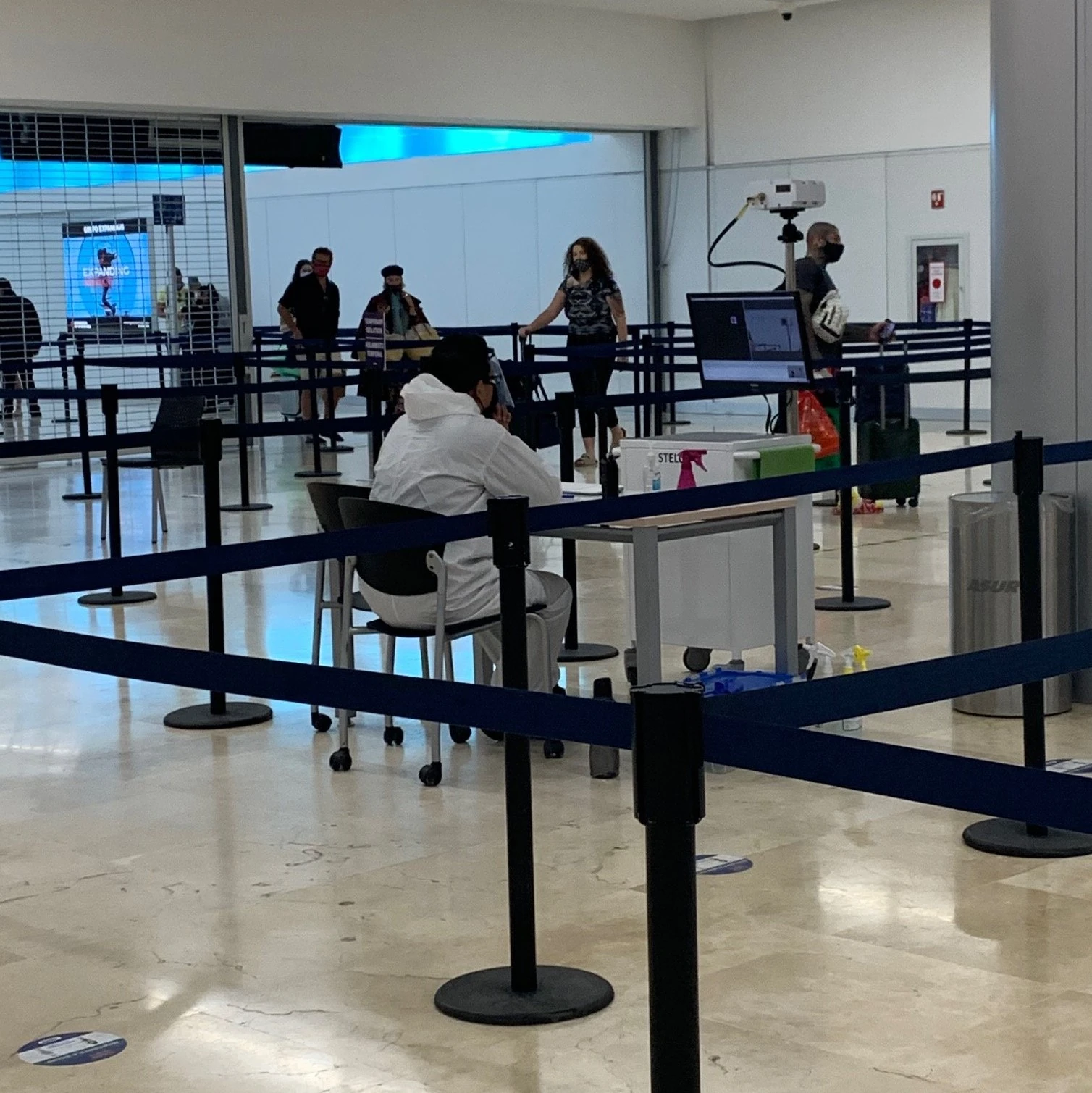 Temperature Scanning - Cancun International Airport