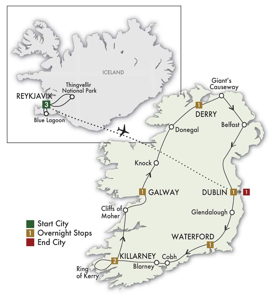2021 Iceland & Ireland Adventure - 11 Days/10 Nights