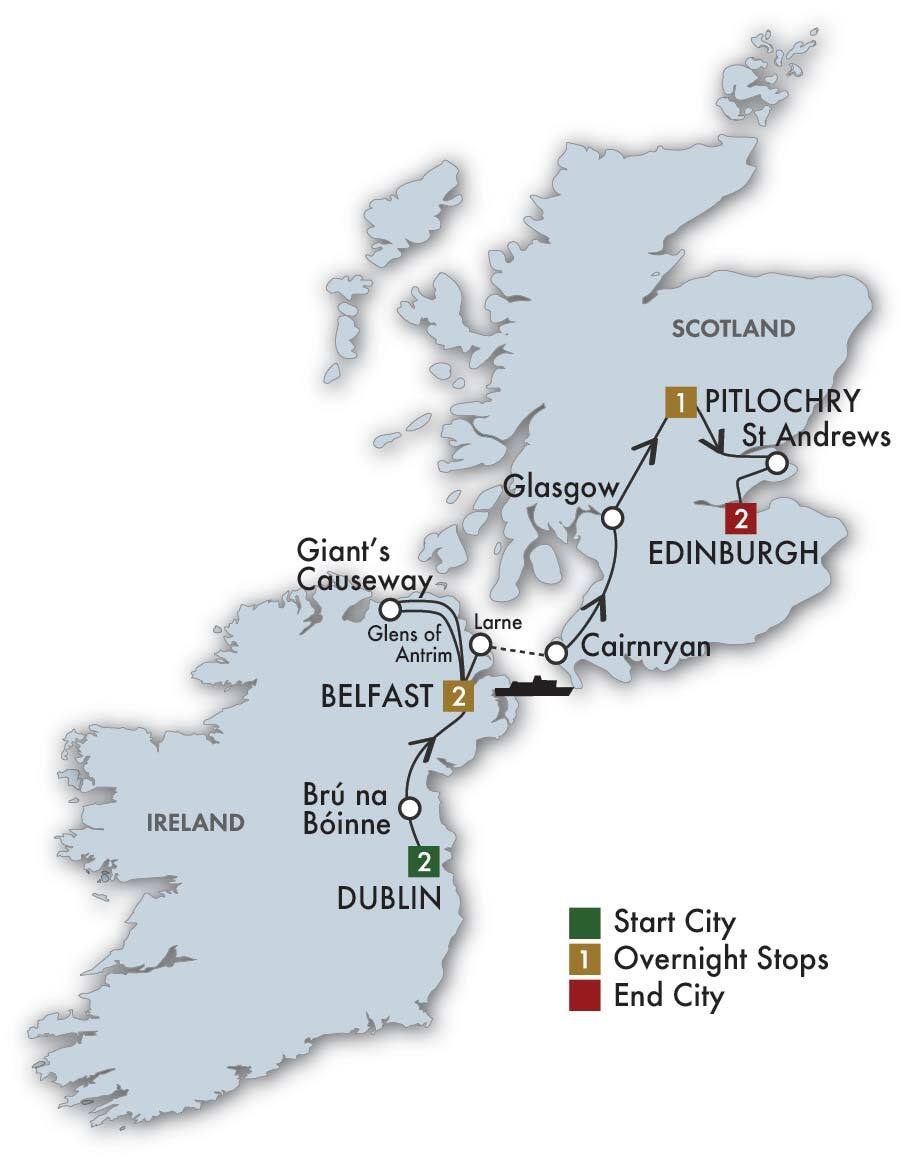 2020 Irish & Scottish Sampler - 8 Days/7 Nights