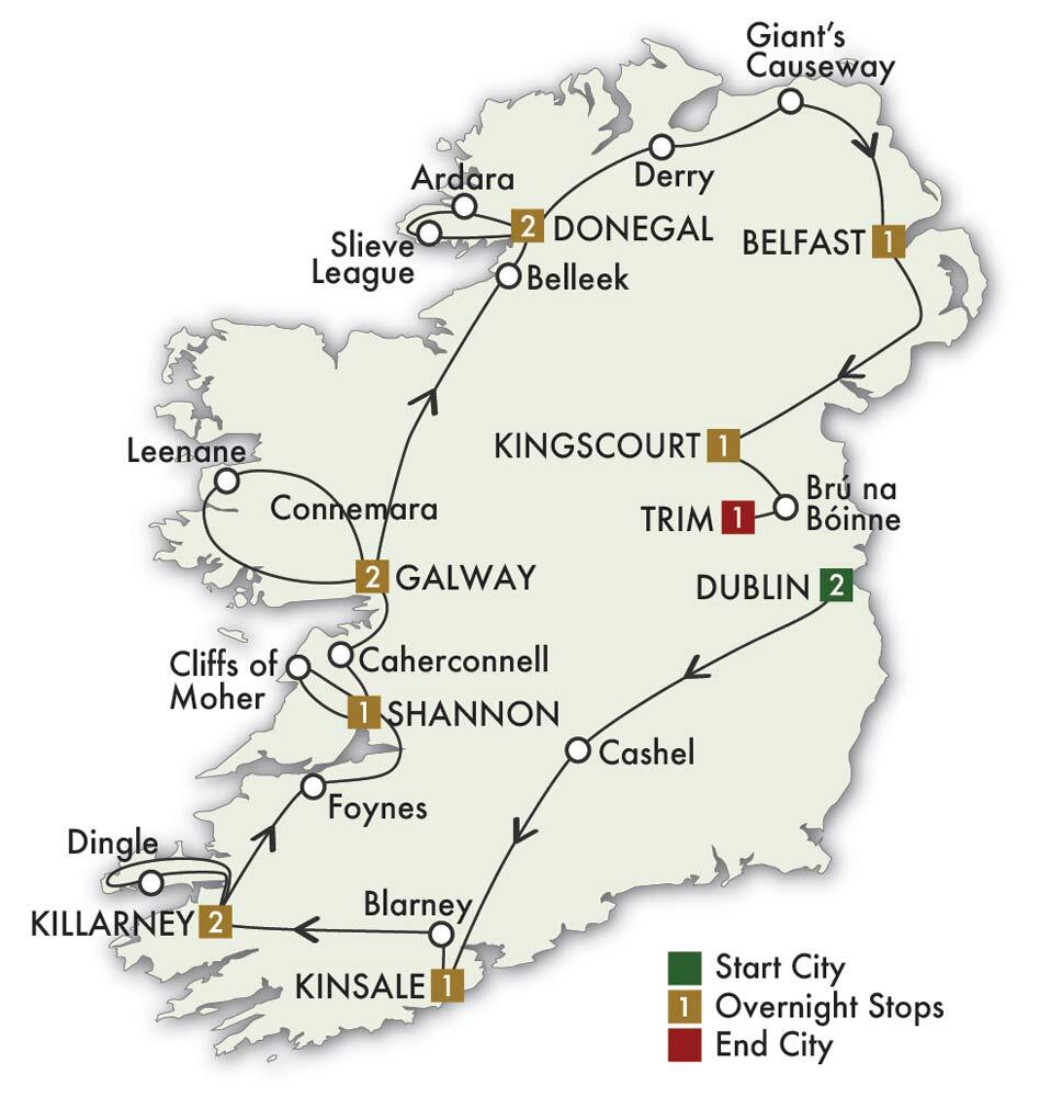 2020 Jewels of Ireland - 14 Days/13 Nights