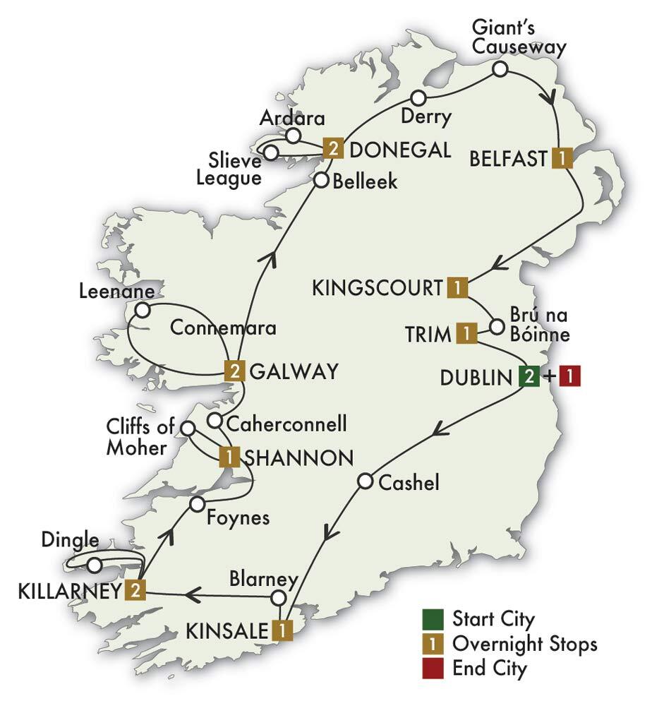 2020 Jewels of Ireland - 15 Days/14 Nights