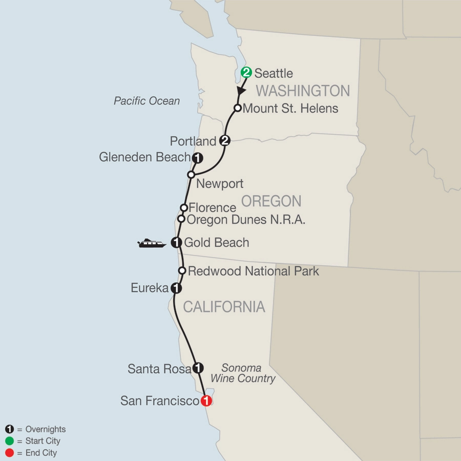 Pacific Coast Adventure