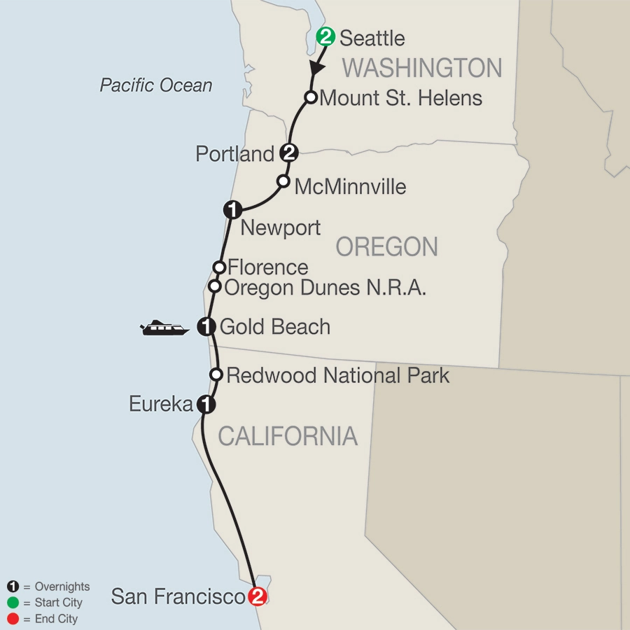 Pacific Coast Adventure