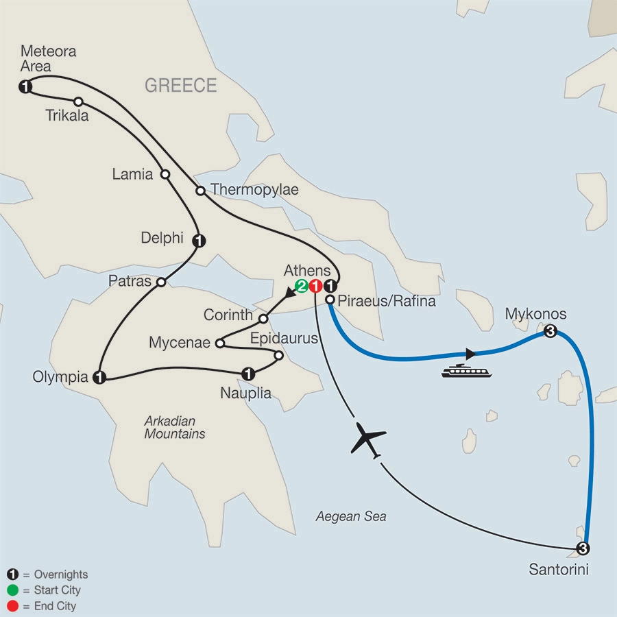 Classical Greece with Island Hopper