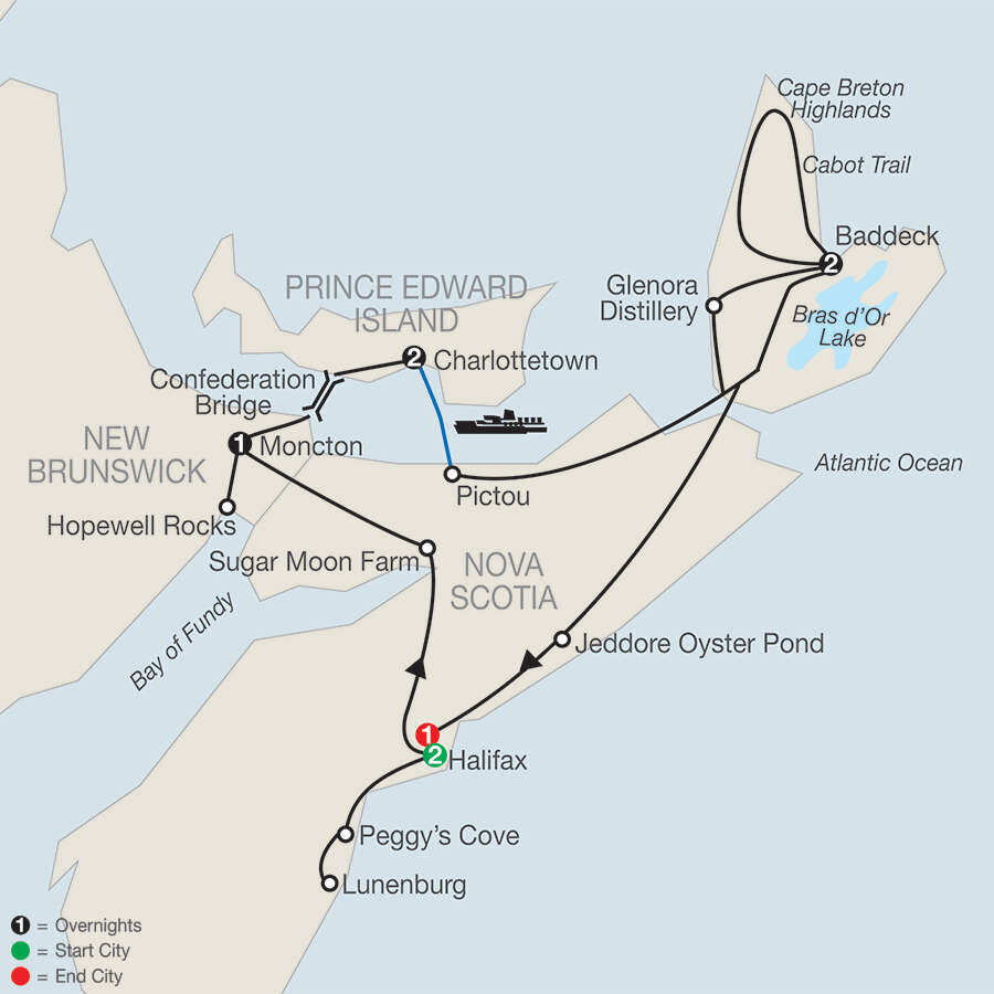 Wonders of the Maritimes & Scenic Cape Breton