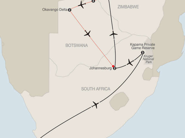 Splendors of South Africa & Victoria Falls with Botswana