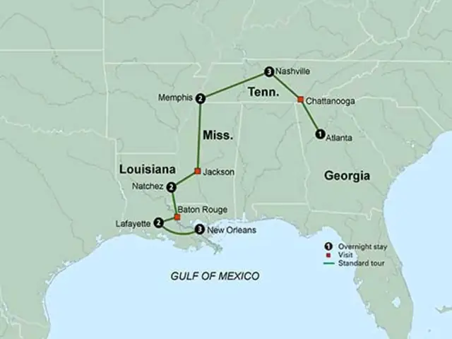 America's South and Cajun Country