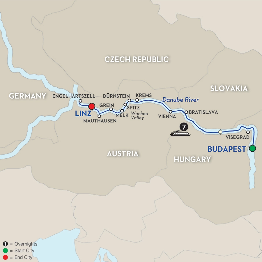 Active Discovery on the Danube – Cruise Only Westbound