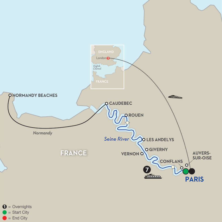 Paris to Normandy for WWII Historians with London