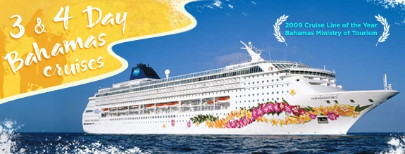 3- DAY BAHAMAS FROM MIAMI - FREE OPEN BAR