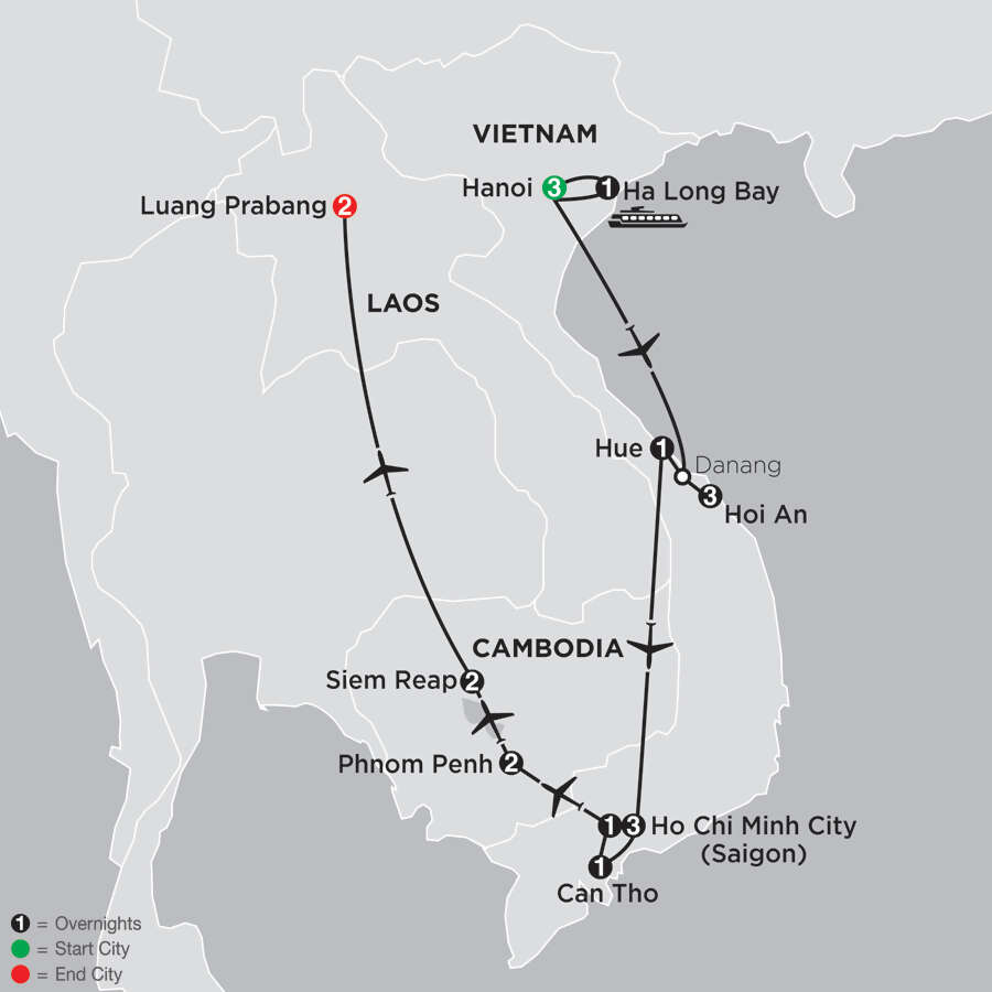Simply Vietnam with Cambodia and Luang Prabang