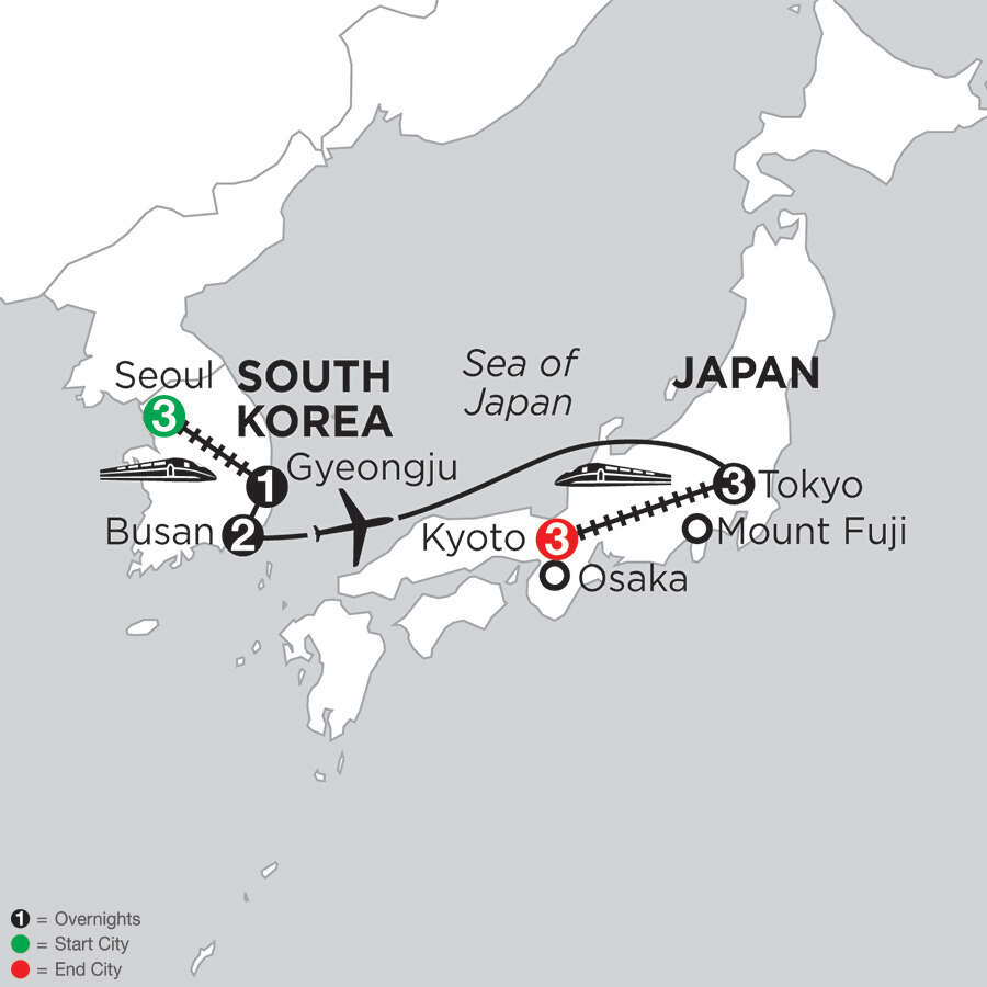 South Korea & Japan Highlights