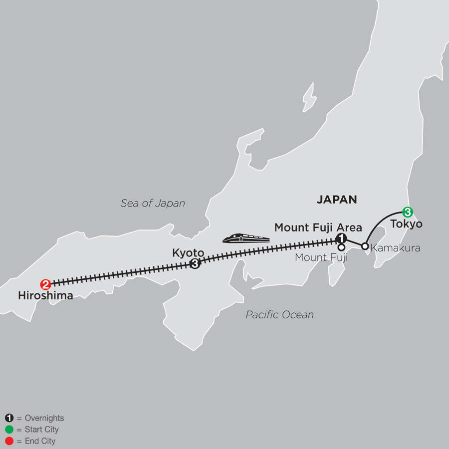 Classic Japan: The Golden Route with Hiroshima