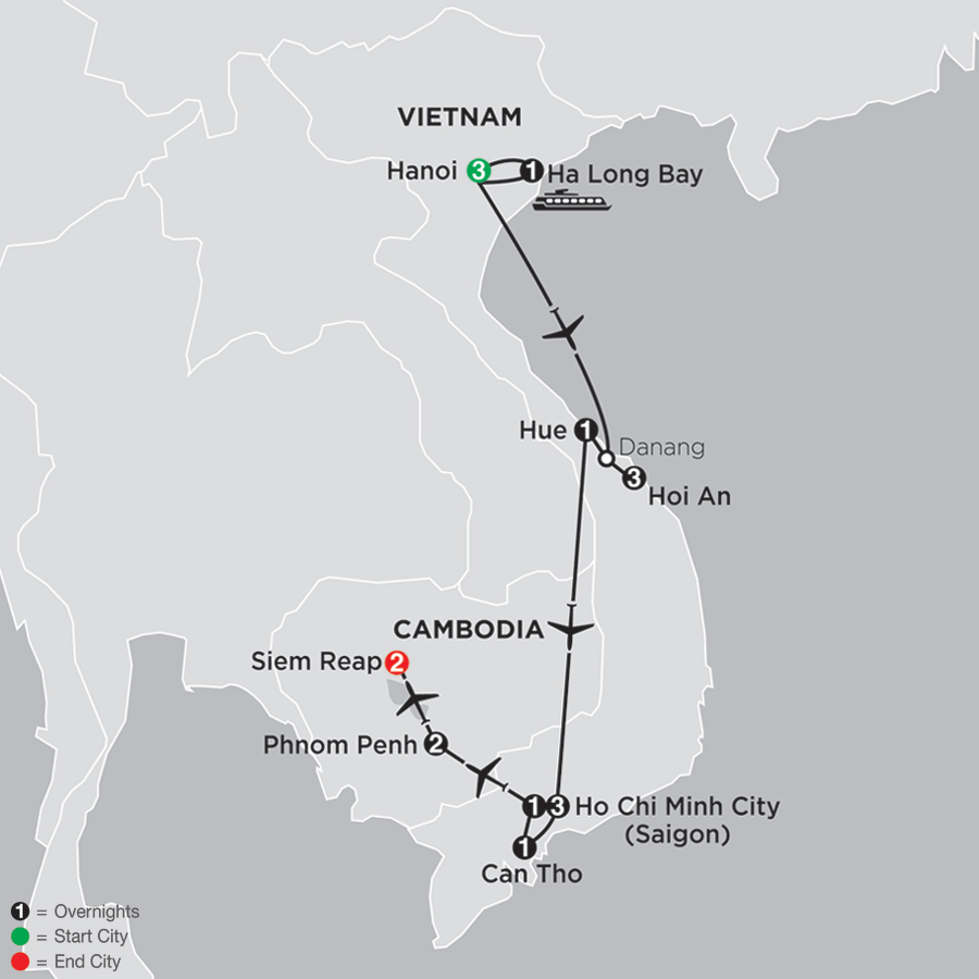 Simply Vietnam with Cambodia