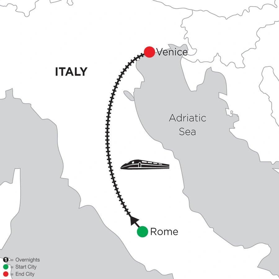 2 Nights Rome & 3 Nights Venice