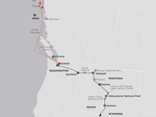 Geysers to Glaciers with Alaska Cruise