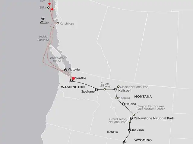 Geysers to Glaciers with Alaska Cruise