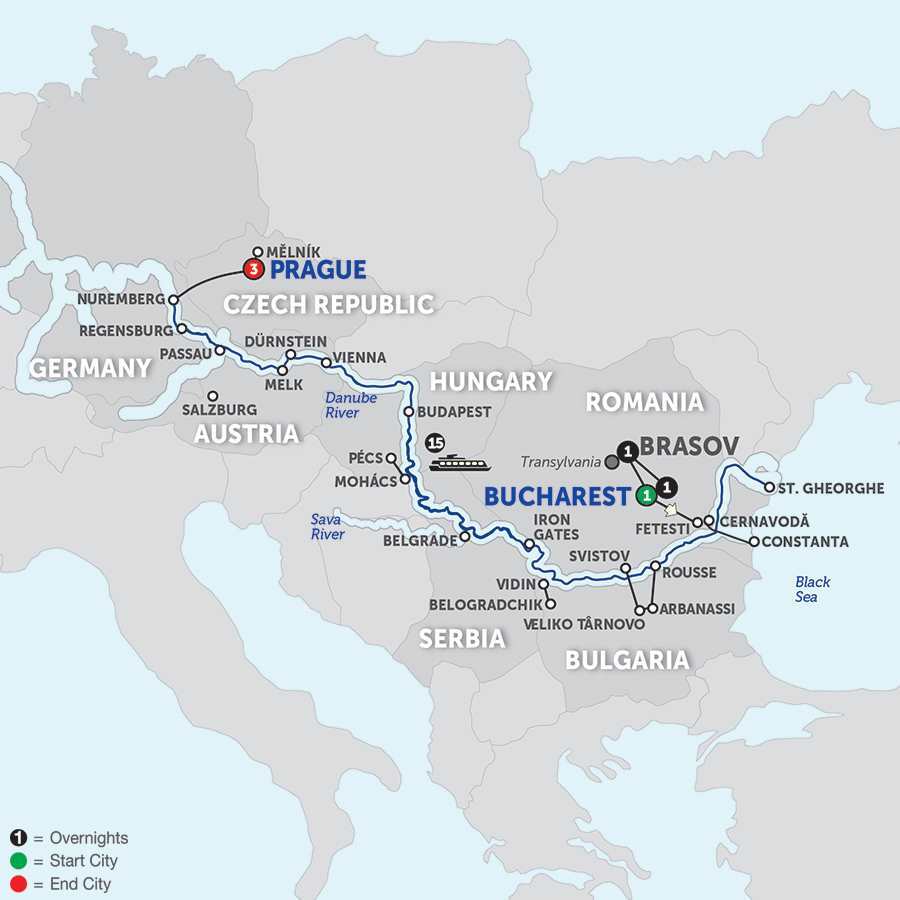 From the Danube Delta to Prague with Transylvania for Wine Lovers