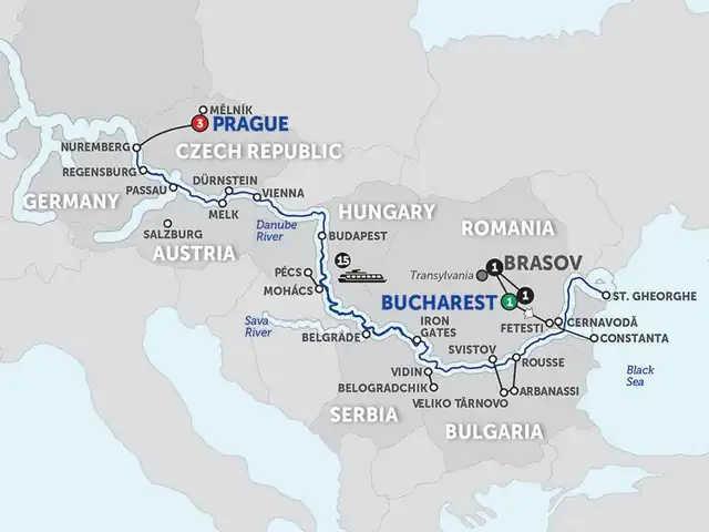 From the Danube Delta to Prague with Transylvania for Wine Lovers