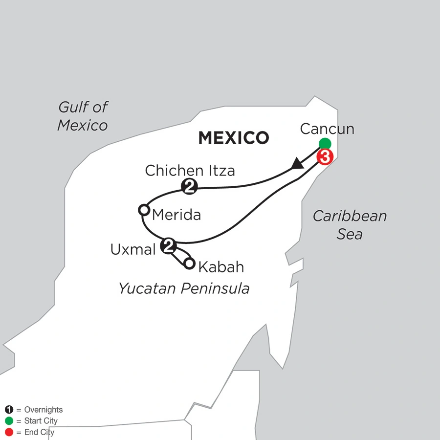 Mysteries of the Mayan World with Post-Stay in Cancun