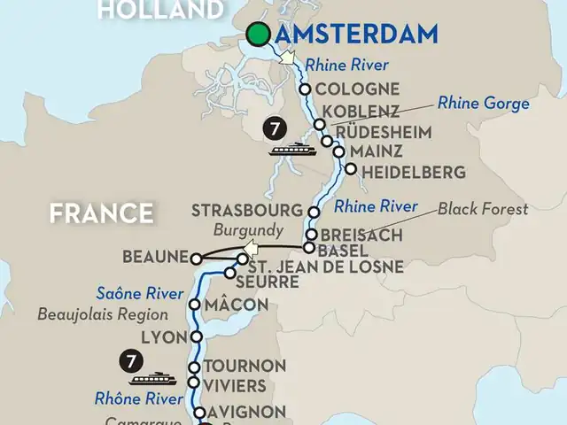 Rhine & Rhône Revealed for Wine Lovers - Cruise Only