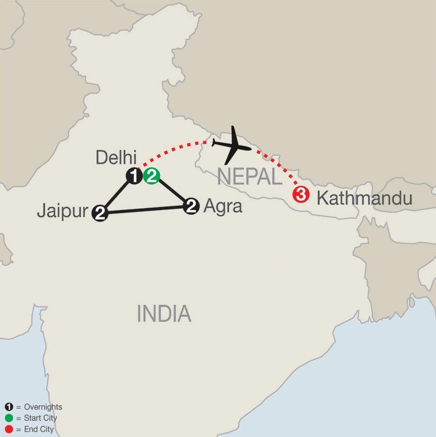 India Escape with Kathmandu