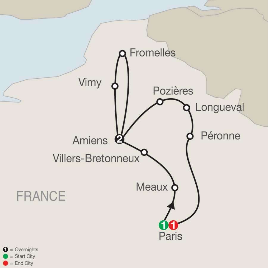 WWI Memorials & Battlefields