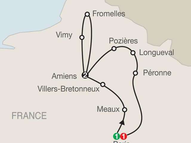 WWI Memorials & Battlefields