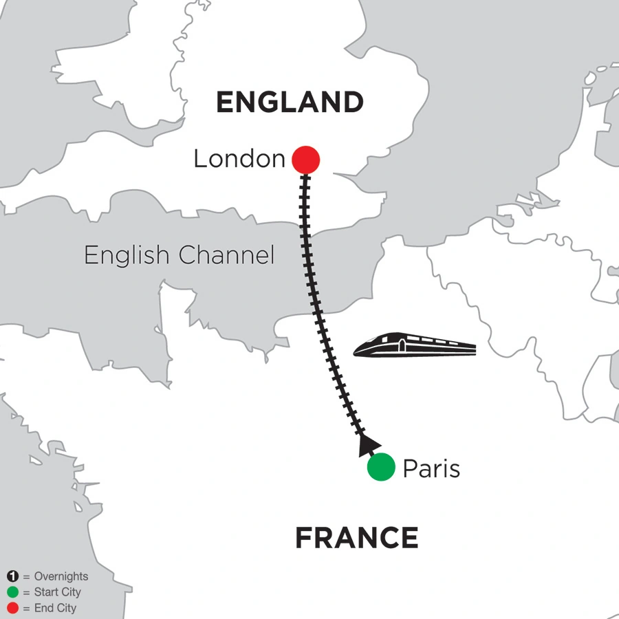 5 Nights Paris & 4 Nights London