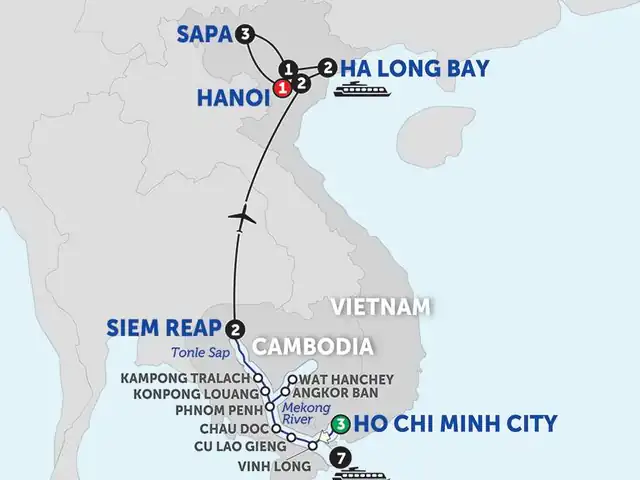 The Heart of Cambodia & Vietnam with Sapa - Northbound