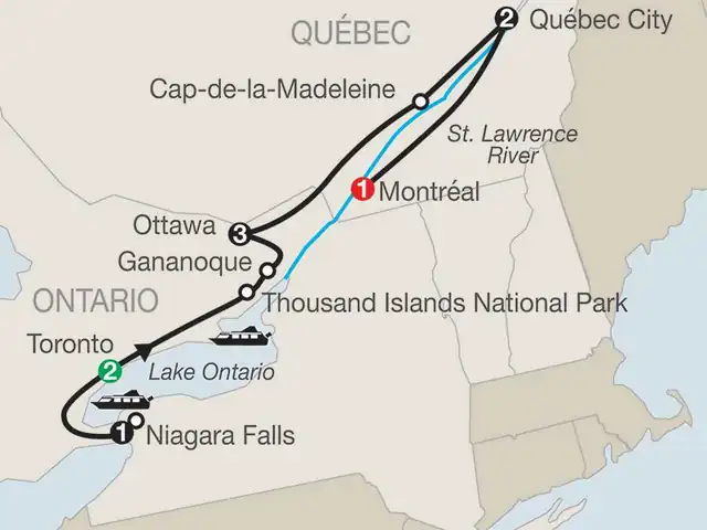 Historic Cities of Eastern Canada with Canada 150 Year Celebration