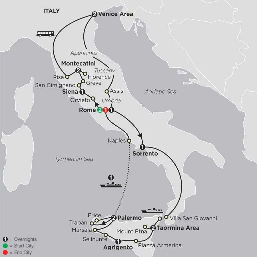 The Splendors of Italy with Sicily