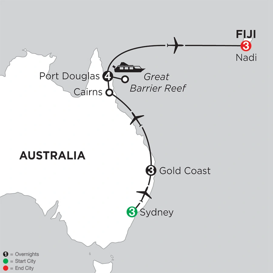 Sun & Fun Down Under with Fiji