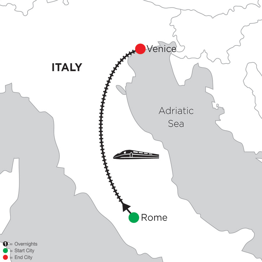 2 Nights Rome & 4 Nights Venice