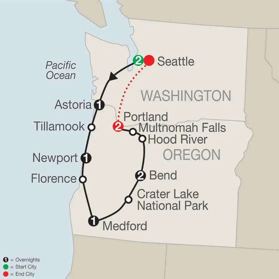 Oregon's Coast, Cascades & Craft Beers