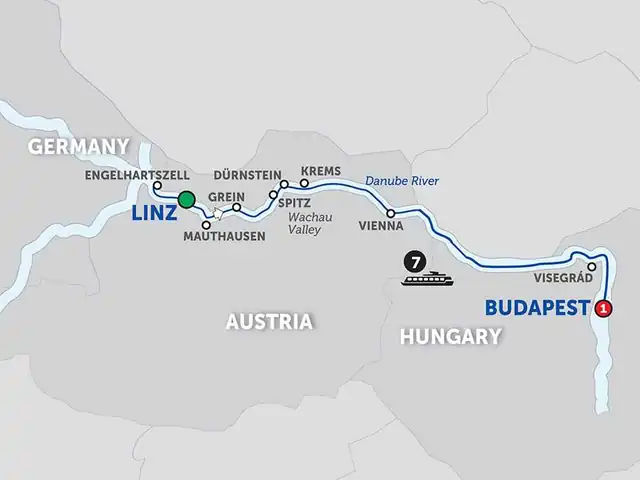 Active Discovery on the Danube - Eastbound