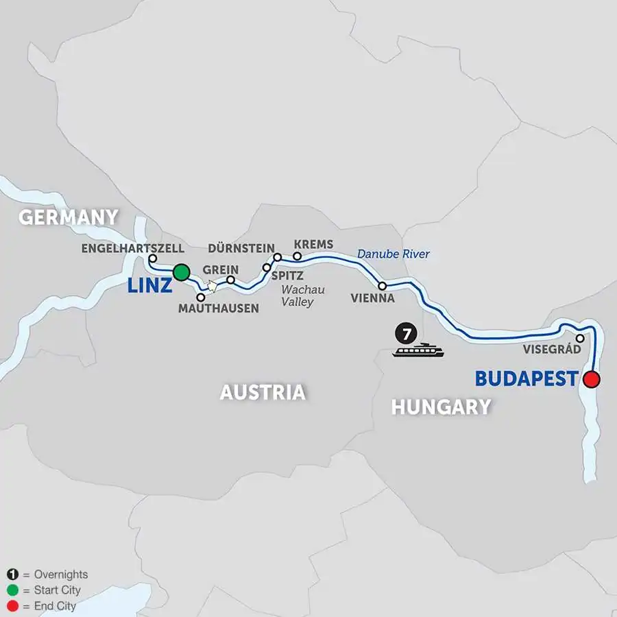 Active Discovery on the Danube - Cruise Only