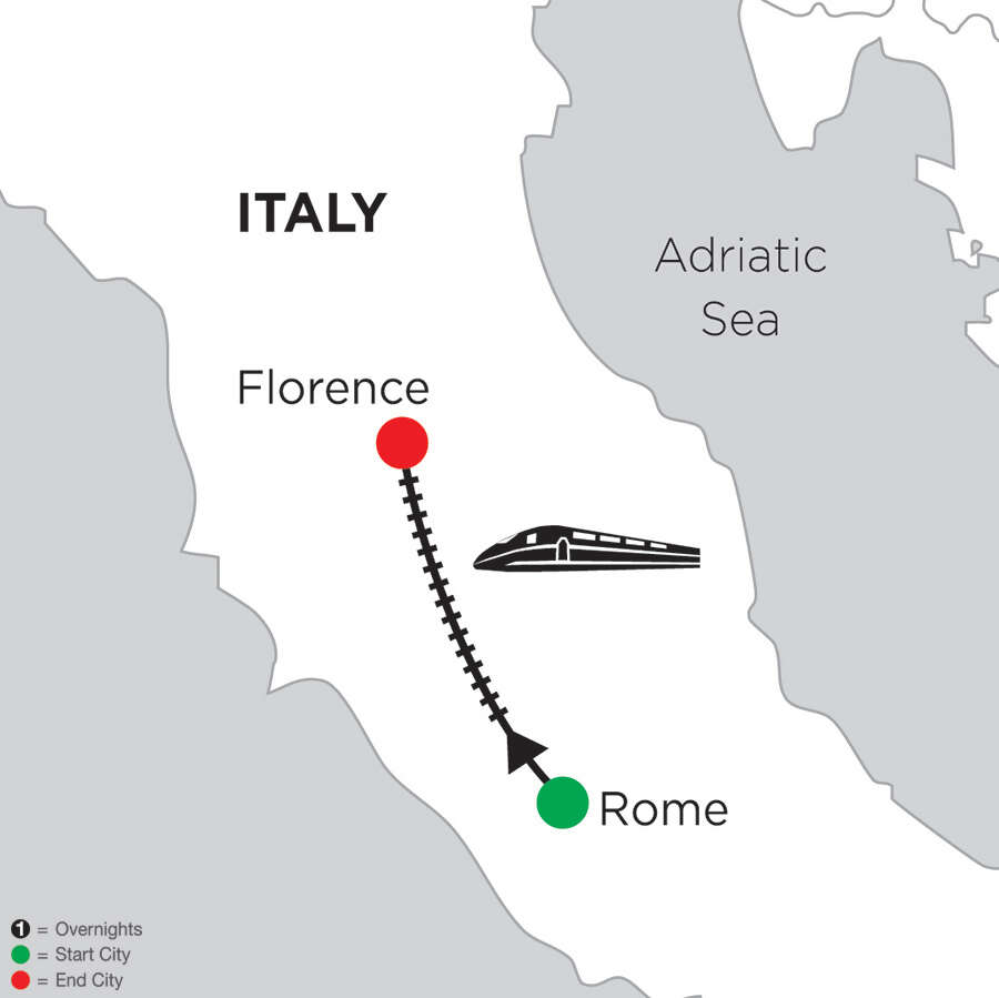 3 Nights Rome & 4 Nights Florence